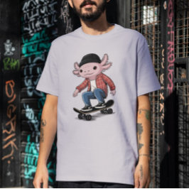 アクソロテルスケートボーダーリッパーSKATERサラマンダーラブ Tシャツ