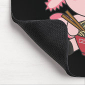 アクソロテルフードラーメン日本のフードかわいいズアニマルズPO マウスパッド (コーナー)