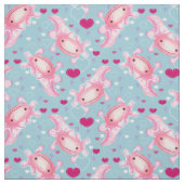 アクソロテルラブピンクとブルー ファブリック (見本)