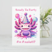 アクソロテ祝ル女子誕生日会へ 招待状 (スタンド正面)