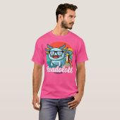 アクソロテ読ルの本Ambystoma Mexicanum Blue Sala Tシャツ (正面フル)