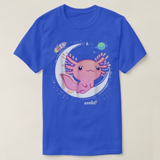 アクソロトルかわいいシャツゴシック衣料美日本 Tシャツ (デザイン正面)