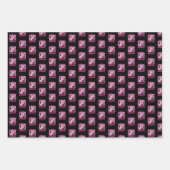 アクソロトルが大好きな女の子だけのピンク ラッピングペーパーシート (正面3)