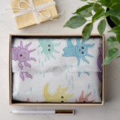 アクソロトルキッズかわいいサラマンダーパターン 薄葉紙 (ギフト)