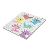 アクソロトルキッズキュートサラマンダーキッズベッドルーム子供部屋 タイル (側面)