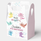 アクソロトルキッズキュートサラマンダーバースデーパーティー フェイバーボックス (オープン)