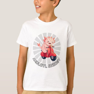 アクソロトルスクーター Tシャツ