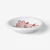 アクソロトルハロウィーンかわいい悪魔の子供の魔女の衣装 ペーパーボウル (傾斜あり)