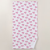 アクソロトルビーチタオル ビーチタオル (正面)