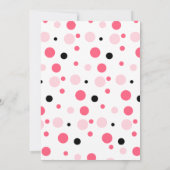 アクソロトルピンクガールアロトルおもしろい誕生日パーティー 招待状 (裏面)