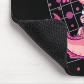 アクソロトルボバティーバブルティーかわいいアニメ日本の マウスパッド (コーナー)