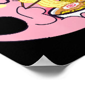 アクソロトルラーメンアニメかわいい愛好家ラーメン女の子B ポスター (角)