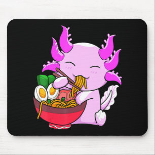 アクソロトルラーメン日本のオタクかわいいアニメ マウスパッド