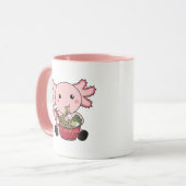 アクソロトルラーメン食日本の食かわいい動物ポー マグカップ (正面左)