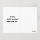 アクソロトル誕生日おもしろいかわいい ポストカード (裏面)