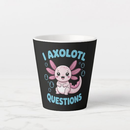 アクソロトル質問コーナー カフェラテマグ (正面)