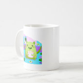 アクソロトル飲みミルク1st誕生日 コーヒーマグカップ (正面左)