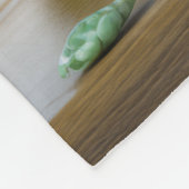 アクソロトル魅力的ミンティ フリースブランケット (角)