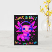 アクソロトル ただのK-pが好きな女の子 カード (黄色い花)