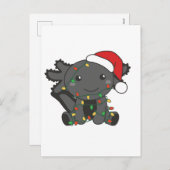 アクソロトル クリスマス 冬 動物 アクソロトル (正面/裏面)