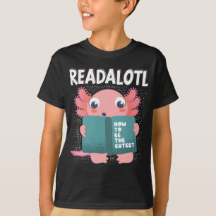 アクソロト読ル先生リダロトルかわいい Tシャツ