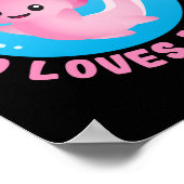 アクソロtlsのかわいいが大好きな女の子 ポスター (角)