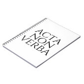 アクタノンヴェルバ ノートブック (左側)