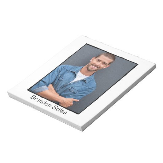 アクターのオートグラフパッド |クラシックレトロ縁ど ノートパッド (回転)