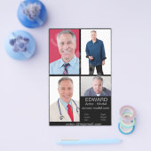 アクターのヘッドショットカード チラシ (シングル)