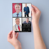 アクターのヘッドショットカード チラシ (ハンドル)