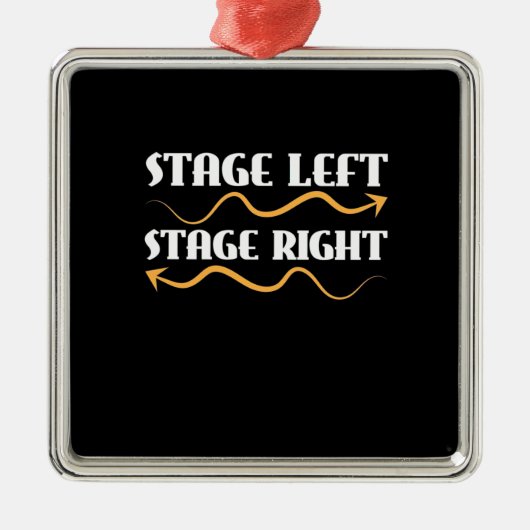 アクターステージ離れステージ権 メタルオーナメント (正面)