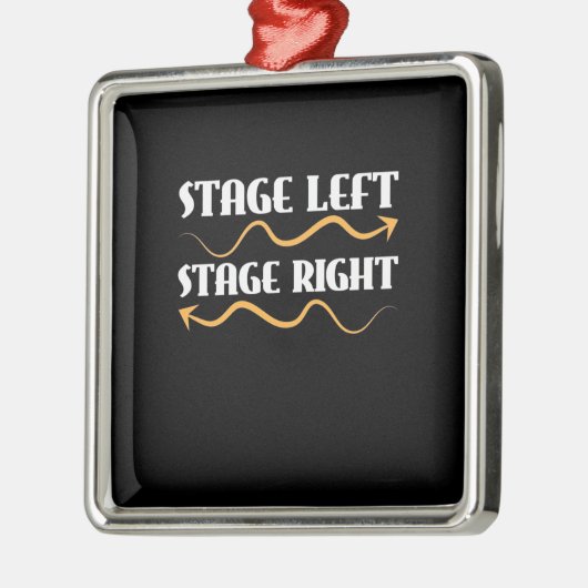 アクターステージ離れステージ権 メタルオーナメント (左)