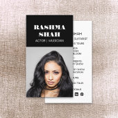 アクターミュージシャンエンターテイメントプロフェッショナル写真 名刺