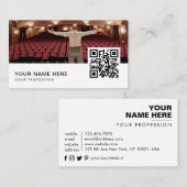 アクターモデルQRコードビジネスカー 名刺 (正面/裏面)