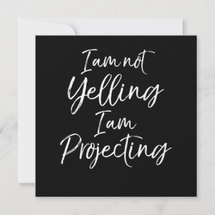 アクター引用文演技I am Yeling I am Projectin サンキューカード