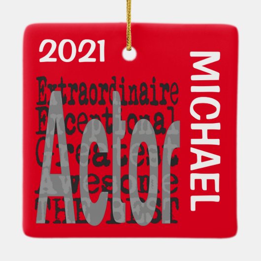 アクター超凡人カスタム セラミックオーナメント (裏面)