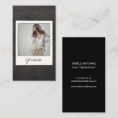 アクター、バンド用のカスタマイズ可能なインスタントフォトカード 名刺 (正面/裏面)