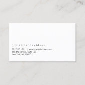 アクター、モデルのカスタマイズ可能なフォトカード 名刺 (裏面)