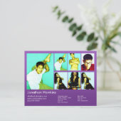 アクター&モデルバイオレットヘッドショットコンプ ポストカード (スタンド正面)