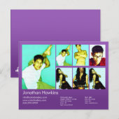 アクター&モデルバイオレットヘッドショットコンプ ポストカード (正面/裏面)