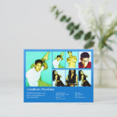 アクター&モデルブルーヘッドショットコンプ ポストカード (スタンド正面)