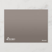 アクター&モデル2ショットウォームグレーヘッドショットカンプ ポストカード (裏面)