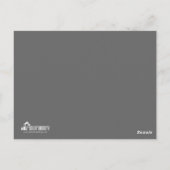 アクター&モデル2ショットダークグレーヘッドショットカンプ ポストカード (裏面)