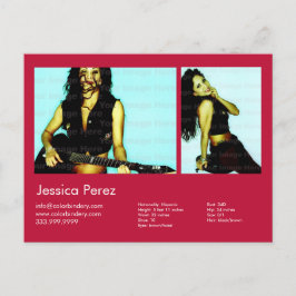 アクター&モデル2ショットレッドヘッドショットコンプ ポストカード