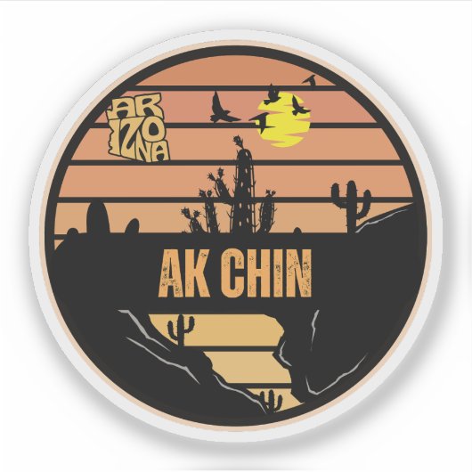 アクチン, アリゾナ州 シール (正面)