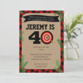 アクックスローイングフォーティース誕生日招待状 招待状 (スタンド正面)