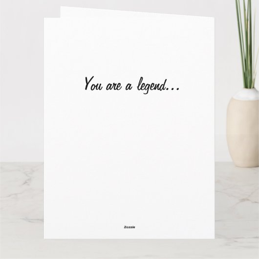 アクティおもしろいブおばあちゃんスケートボード誕生日 カード (裏面)