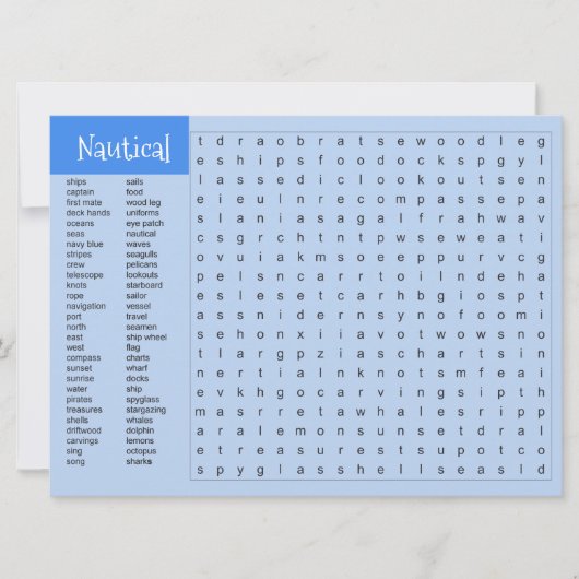 アクティビティカード 案内状 (正面)