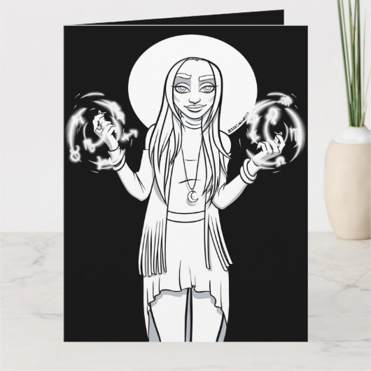 アクティビティマンガアニメの魔女で色を付ける カード (正面)