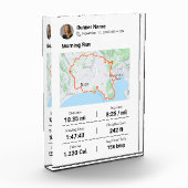 アクティビティランナーMag GPXデータプラーク フォトブロック (左)